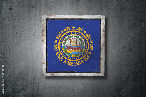 Old New Hampshire State flag
