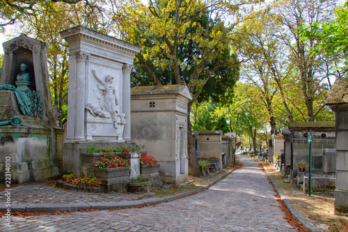 Canvas Print cimetière du père-lachaise