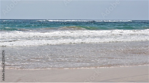 waves on the beach
