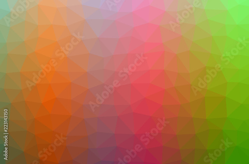 Illustration of orange poligon elegant multicolor background.