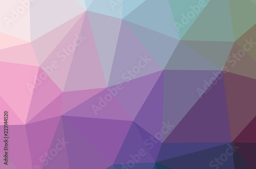 Illustration of Purple low poly nice multicolor background.