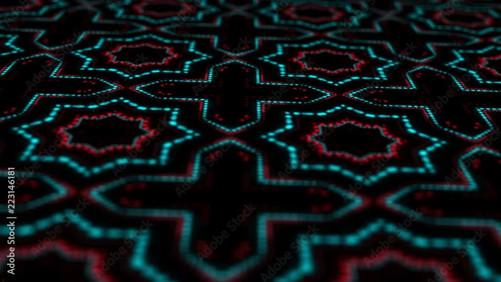Advanced Abstract Geometric Animated Background