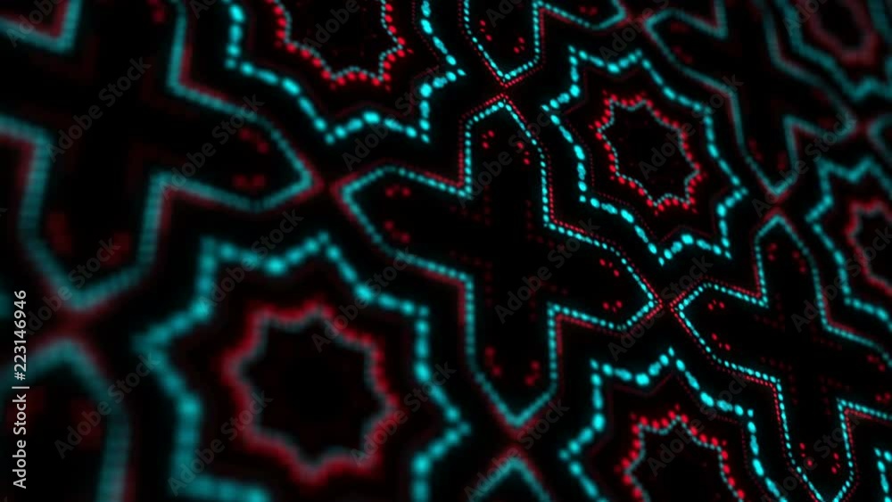 Advanced Abstract Geometric Animated Background