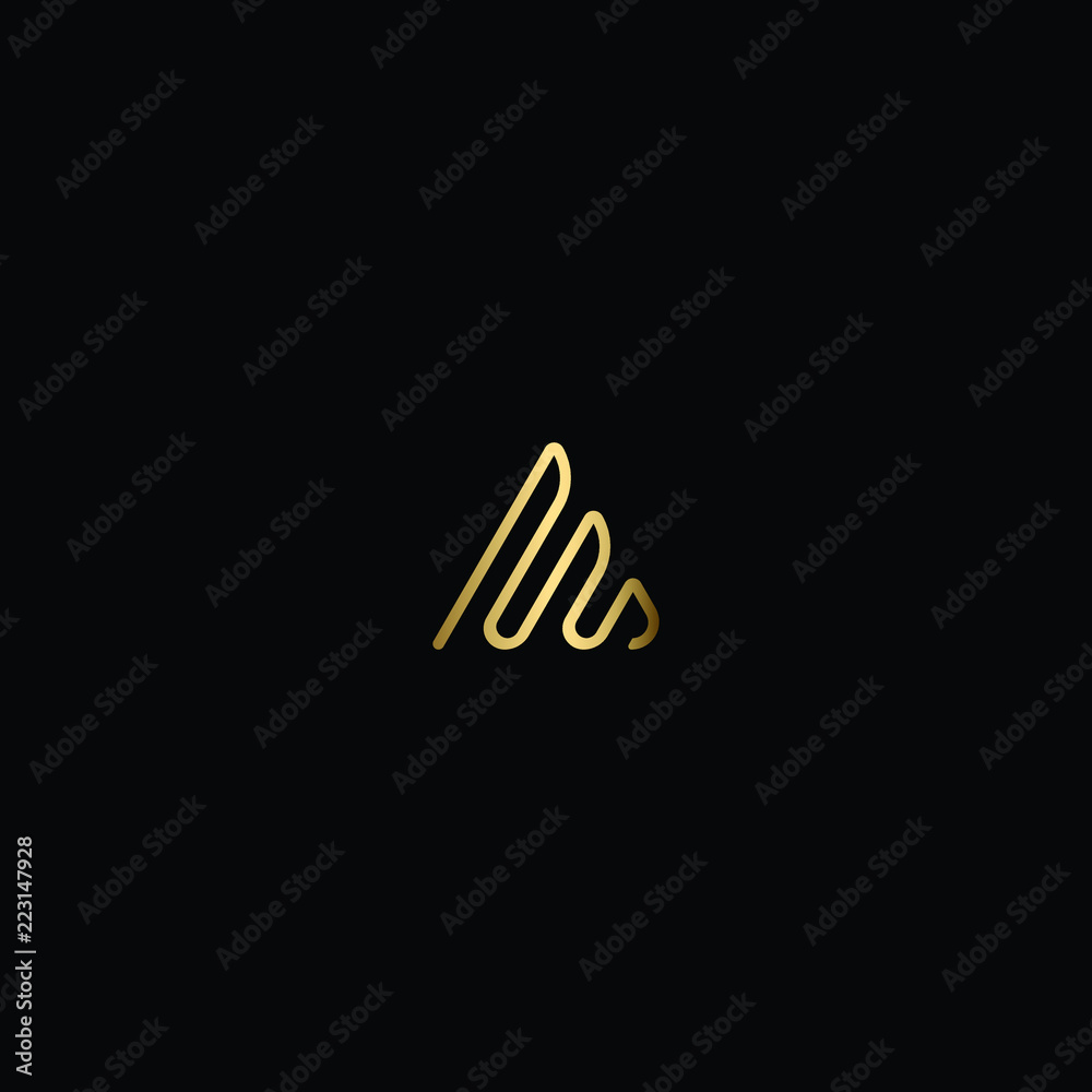 Modern Minimal Abstract Letter A Logo Design Icon Modern Minimal Abstract Letter A Logo Design Icon