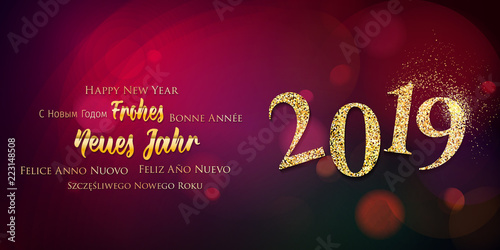 Neujahrsgruss 2019 - Frohes Neues Jahr