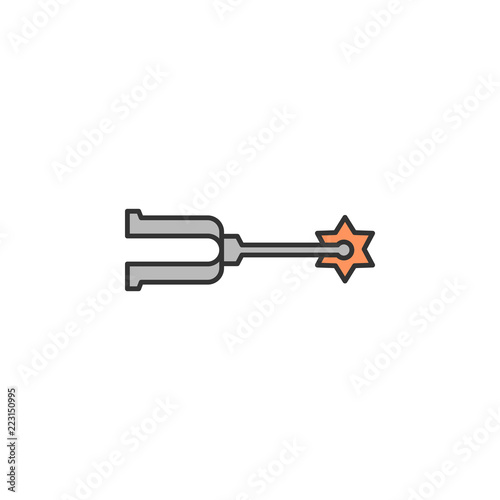 spurs for boots colored icon. Element of wild west icon for mobile concept and web apps. Cartoon spurs for boots icon can be used for web and mobile