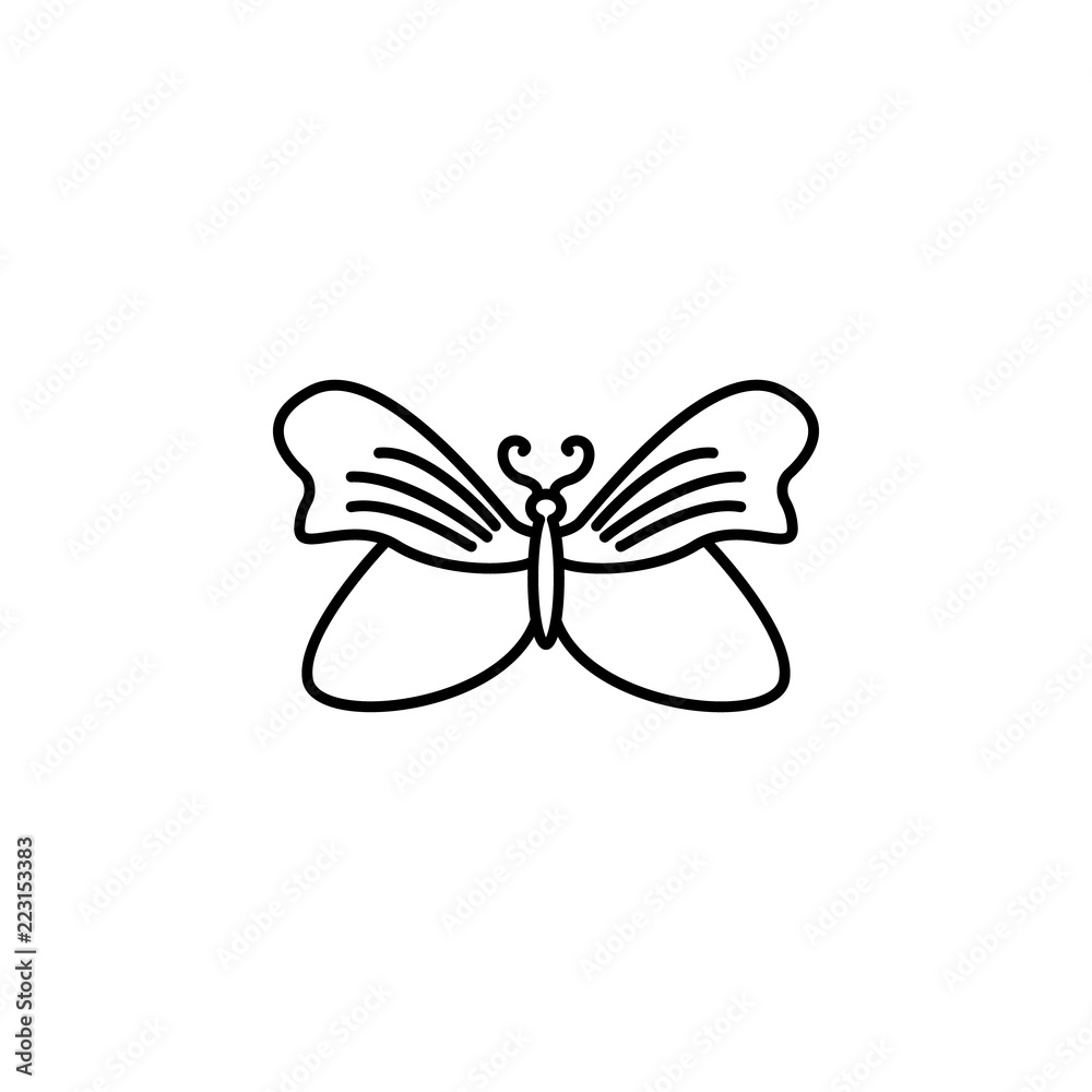 butterfly icon. Element of butterfly icon for mobile concept and web apps. Thin line butterfly icon can be used for web and mobile butterfly icon. Element of butterfly icon for mobile concept and web apps. Thin line butterfly icon can be used for web and mobile