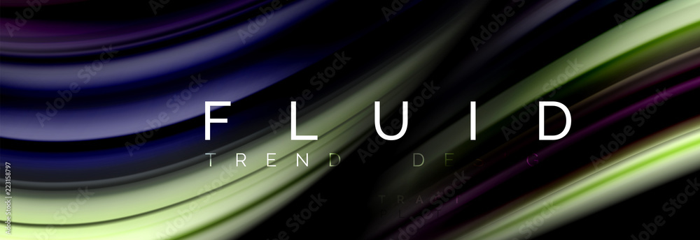 Fluid color motion concept