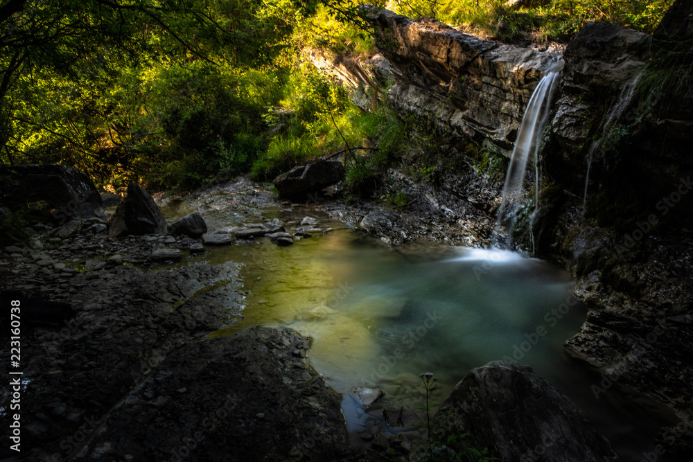 Fototapeta premium Cascata del Carlone Lunga Esposizione