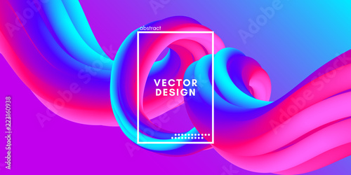 Abstract 3d Background. Col...