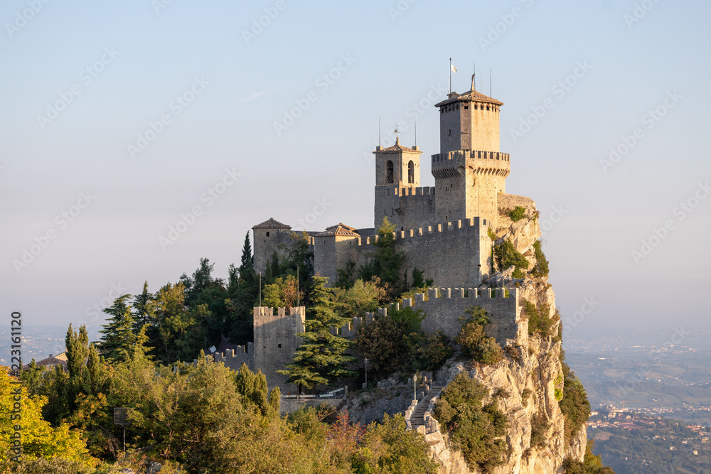 Castle on top of a mountain