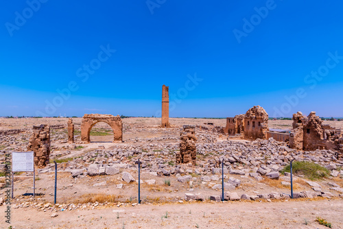 Ruins of University at Harran in Sanliurfa Turkey