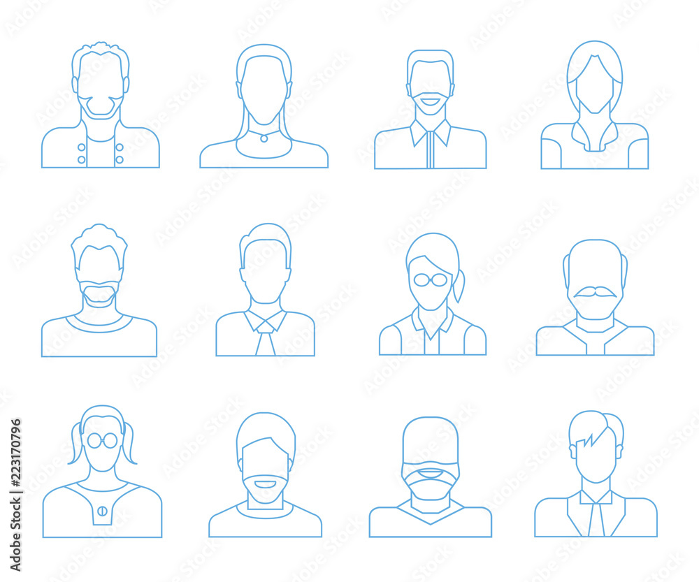 people icons, user icons people icons, user icons