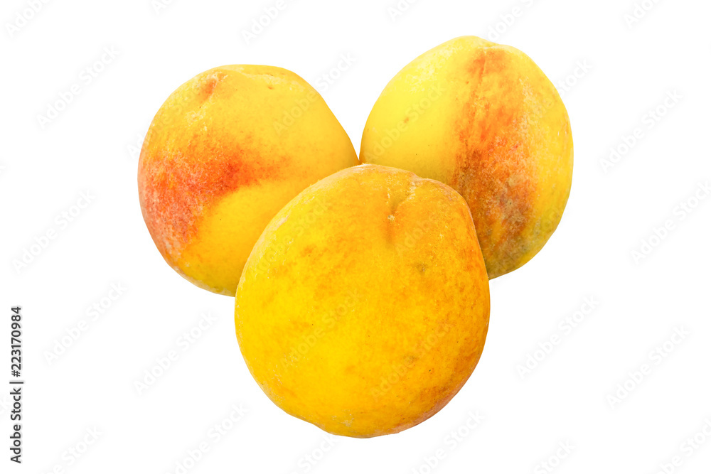 three mature fresh juicy whole peaches whole fruits appetizing source of vitamins three mature fresh juicy whole peaches whole fruits appetizing source of vitamins