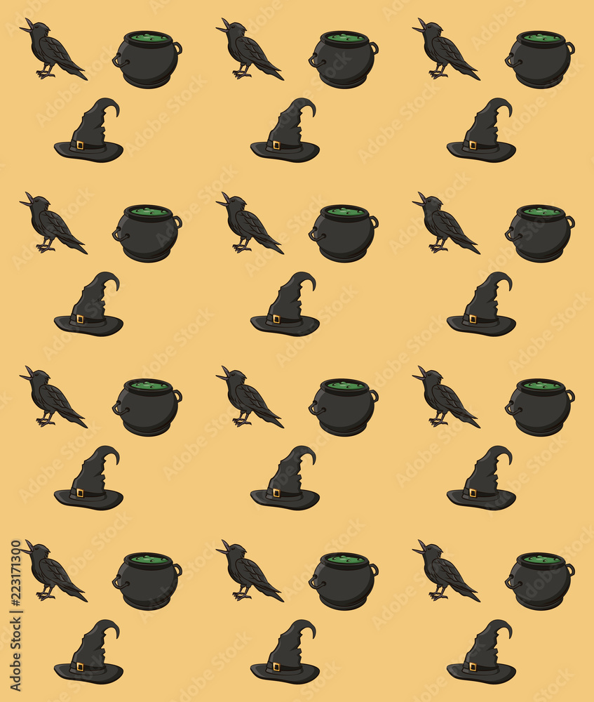 Halloween pattern background Halloween pattern background
