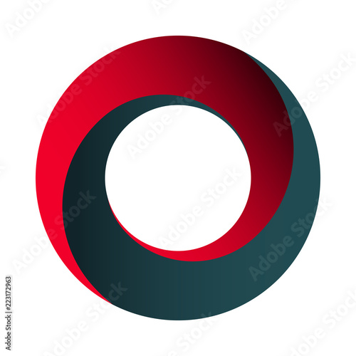 Mobius strip. Vector illustration.