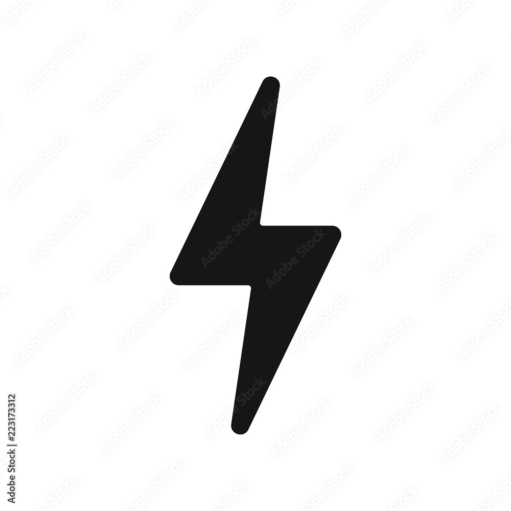 Lightning, electric power vector logo design element. Energy and thunder electricity symbol concept. Lightning bolt sign in the circle. Power fast speed logotype Lightning, electric power vector logo design element. Energy and thunder electricity symbol concept. Lightning bolt sign in the circle. Power fast speed logotype