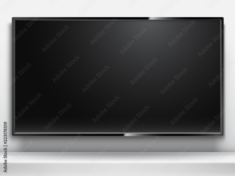 TV Mockup with Blank Screen TV Mockup with Blank Screen