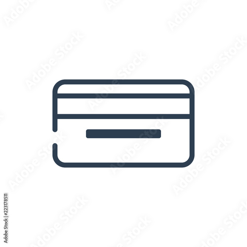 Line art. Vector Credit Cards Icon