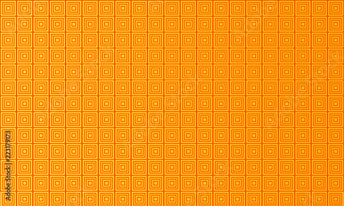 Hexagon seamless pattern orange color in yellow background eps10  - Illustration