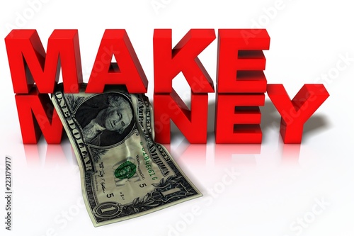 Make money red