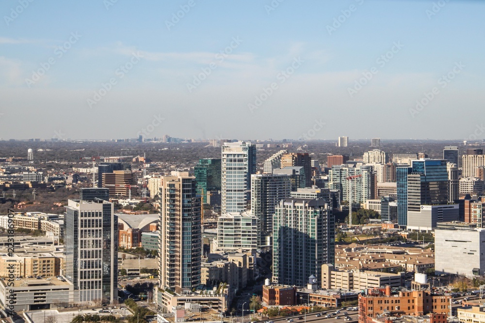 Ausblick vom Reunion Tower in Dallas