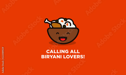 Calling All Biryani Lovers Poster Design