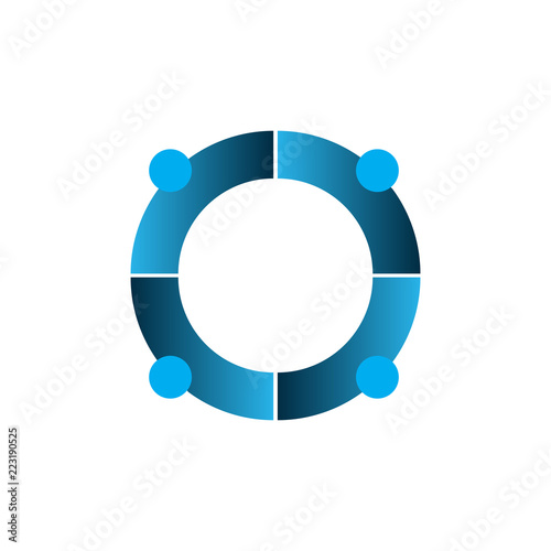 Group discussion blue gradi...