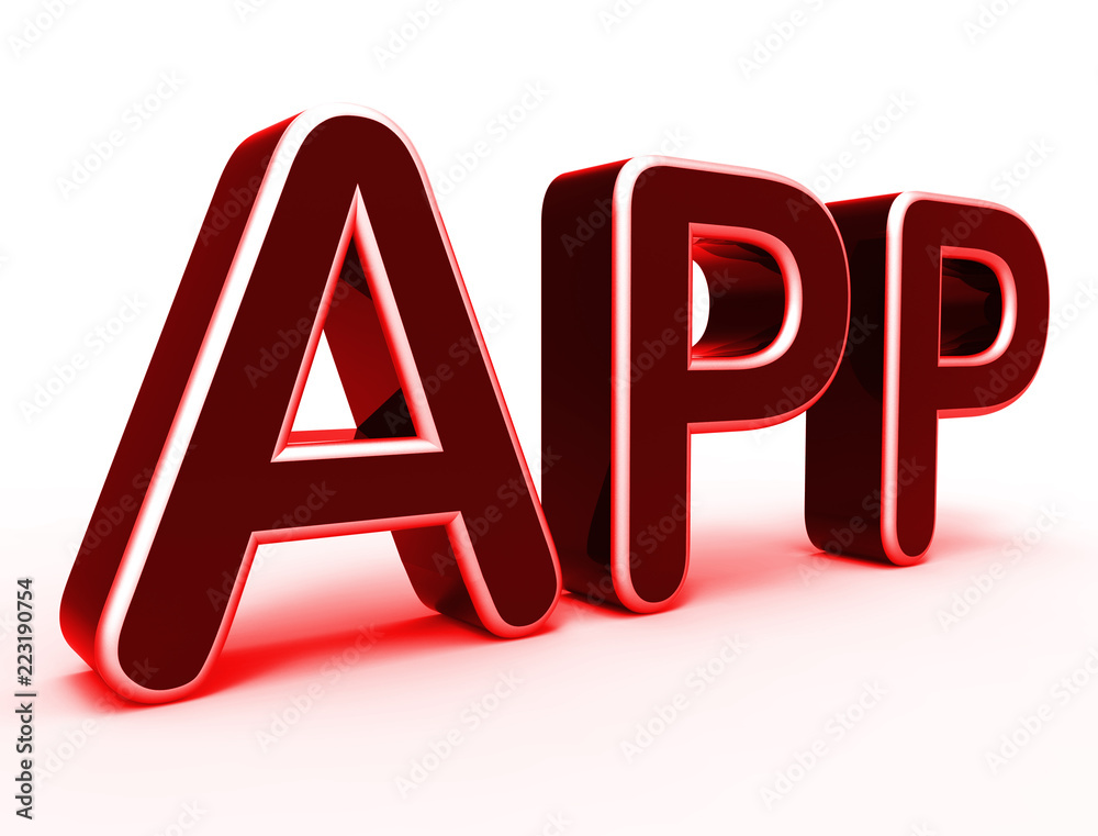 Malicious App Spyware Threat Warning 3d Rendering Malicious App Spyware Threat Warning 3d Rendering
