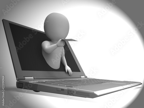 Email Drip Marketing Newsletter Outreach 3d Rendering