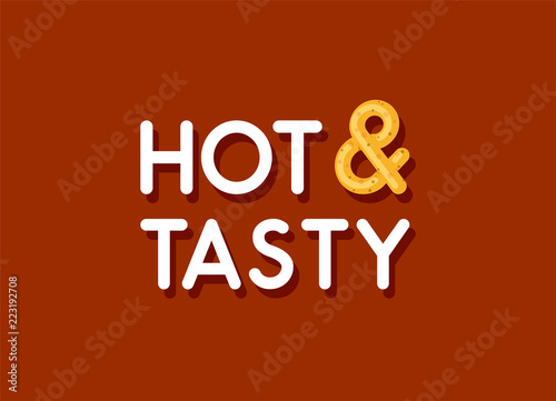 Hot & Tasty - symbol with "...