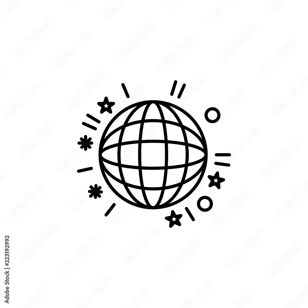 disco ball dusk style icon. Element of birthday party in dusk style icon for mobile concept and web apps. Thin line disco ball icon can be used for web and mobile disco ball dusk style icon. Element of birthday party in dusk style icon for mobile concept and web apps. Thin line disco ball icon can be used for web and mobile