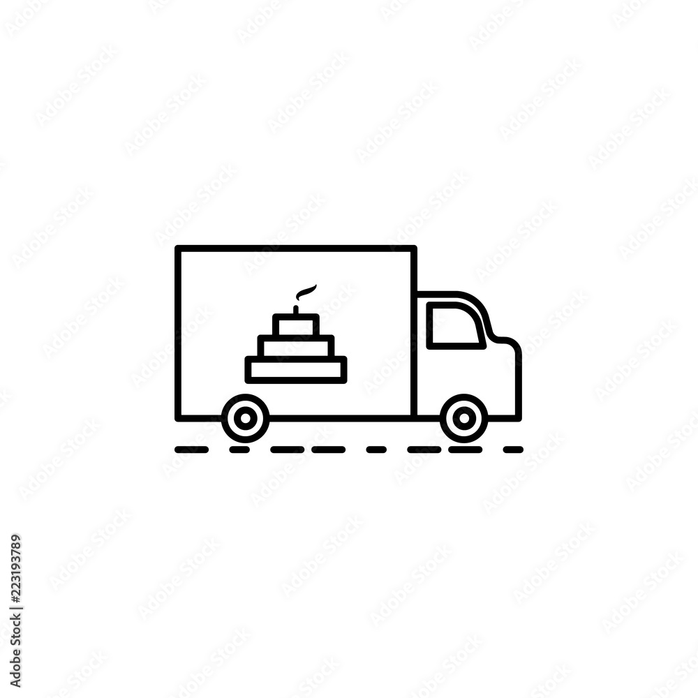 cake delivery dusk style icon. Element of birthday party in dusk style icon for mobile concept and web apps. Thin line cake delivery icon can be used for web and mobile cake delivery dusk style icon. Element of birthday party in dusk style icon for mobile concept and web apps. Thin line cake delivery icon can be used for web and mobile