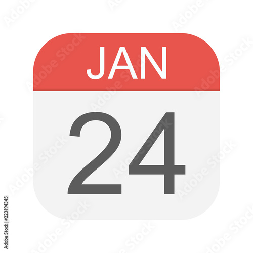 January 24 - Calendar Icon
