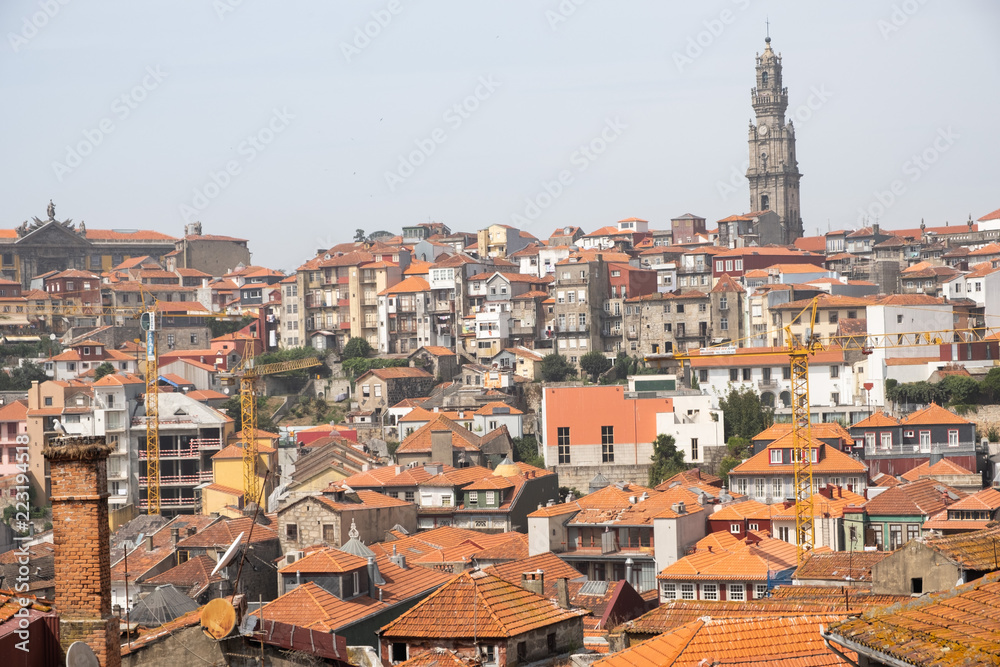 Rooftops of the city of Porto