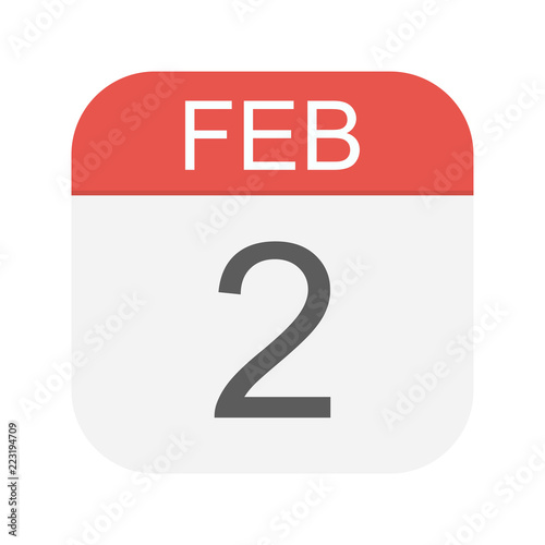 February 2 - Calendar Icon
