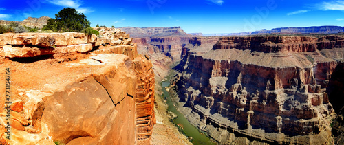 Grand Canyon with Colorado River Gorge Landmark