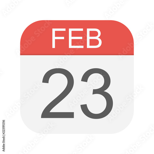 February 23 - Calendar Icon