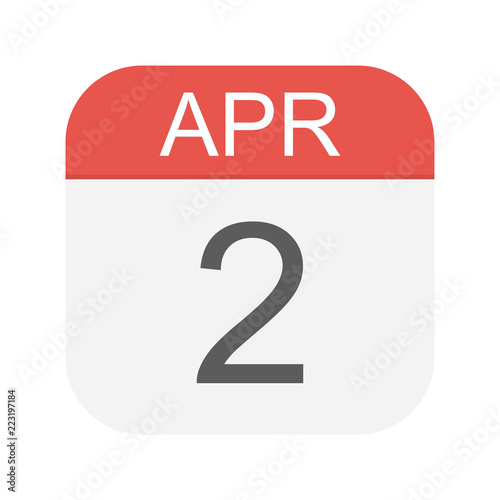 April 2 - Calendar Icon