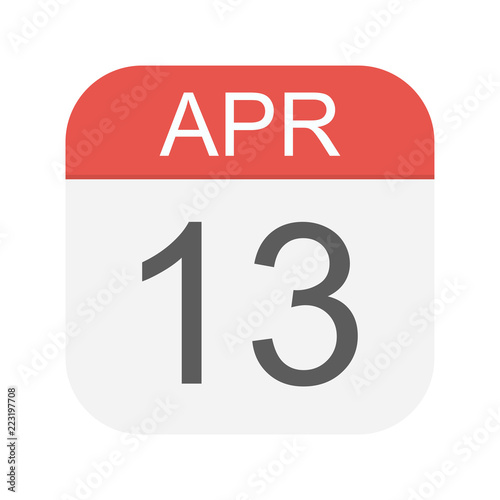 April 13 - Calendar Icon