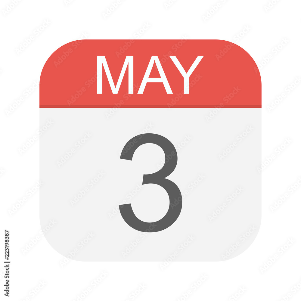 May 3 - Calendar Icon May 3 - Calendar Icon