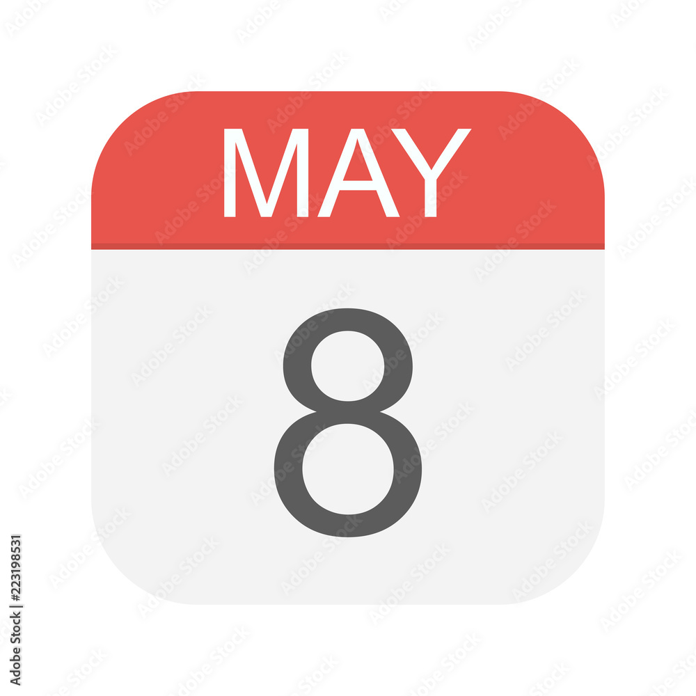 May 8 - Calendar Icon May 8 - Calendar Icon