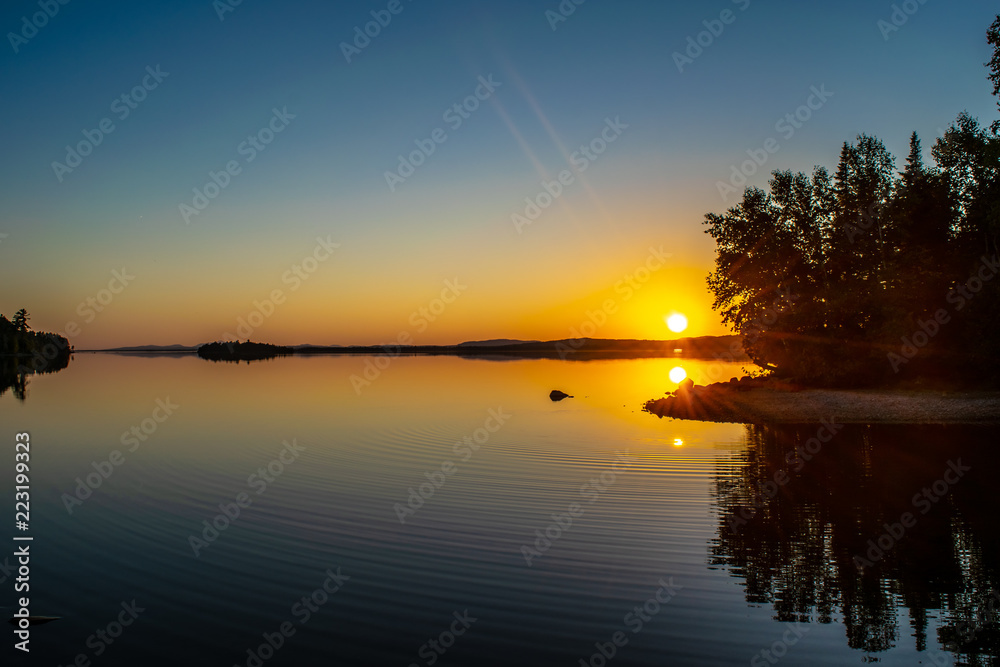 Naklejka premium Moosehead Sunset 3