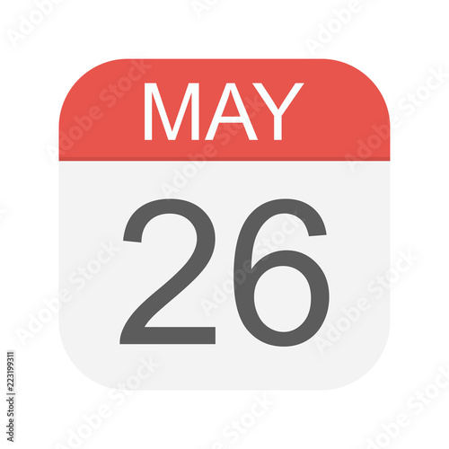 May 26 - Calendar Icon
