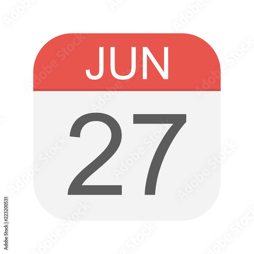 June 27 - Calendar Icon