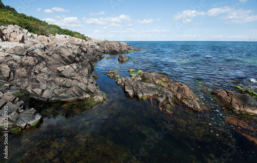 coast of the baltic sea in southern sweden