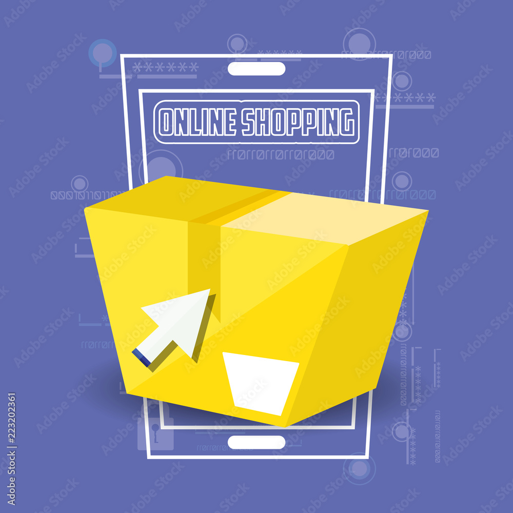 on line shopping with smartphone on line shopping with smartphone