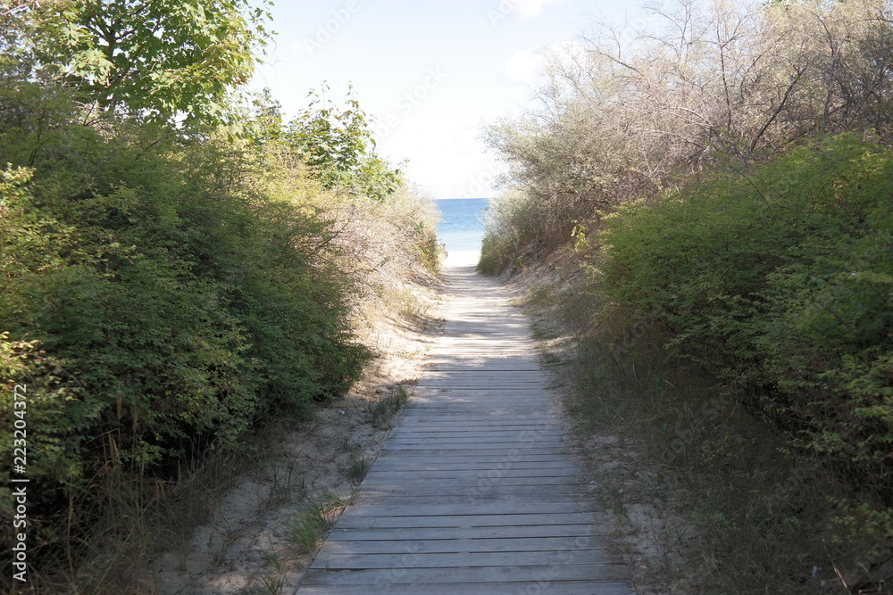 a sunny afternoon at the beach of usedom in the baltic sea a sunny afternoon at the beach of usedom in the baltic sea