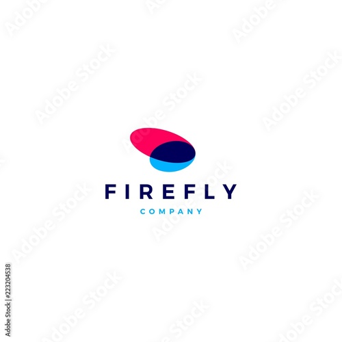 firefly logo vector icon illustration design inspirations