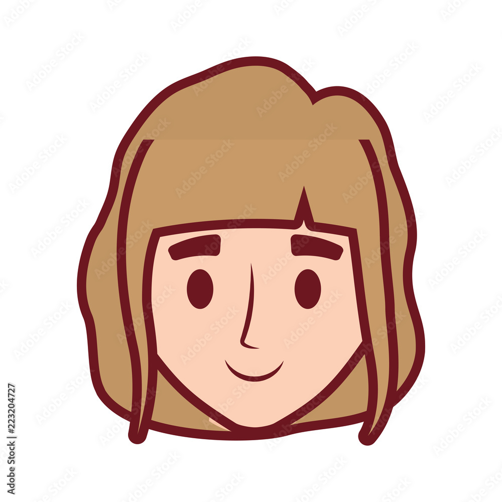 cartoon woman icon cartoon woman icon